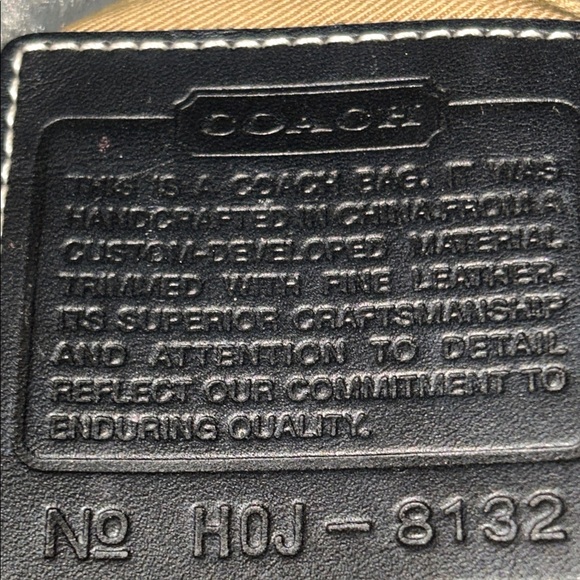 Coach Signature Vintage Wool Mini Bag - Picture 14 of 17